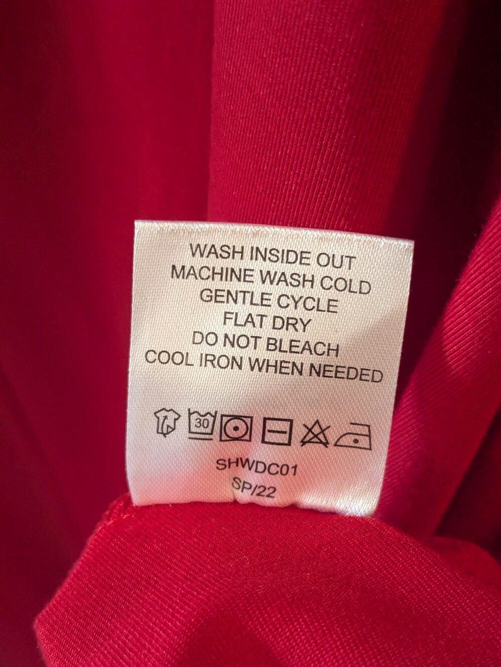 Quince Red Tencel Jersey Fit & Flare Dress Medium - Picture 6 of 6